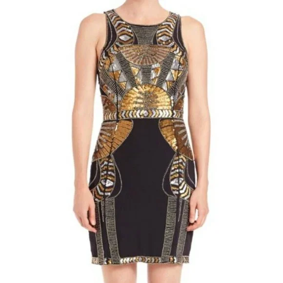 parker black dresses Parker Black Scoop Neck Knee-Length Dress - Black Dresses, Clothing - WPKBL20914